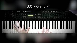 Video thumbnail for Yamaha DX11 - Factory Presets Demo (+ song at the end) by Xavier Radix