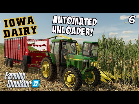 FULLY Automating the forage box drivers with AutoDrive! - IOWA DAIRY - UMRV EP6 - FS22
