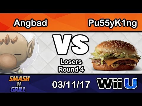 Smash N Grill - Angbad  (Olimar) vs Look |  Pu55yK1ng (Little Mac)  Losers Round 4