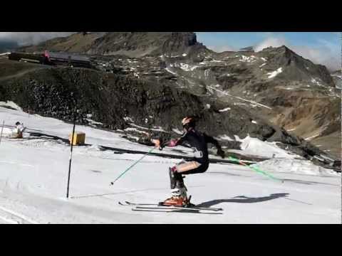 Miks Zvejnieks training in Mölltaler Gletscher
