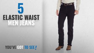 Top 10 Elastic Waist Men Jeans [ Winter 2018 ]: Wrangler Men's Authentics Classic Comfort-Waist