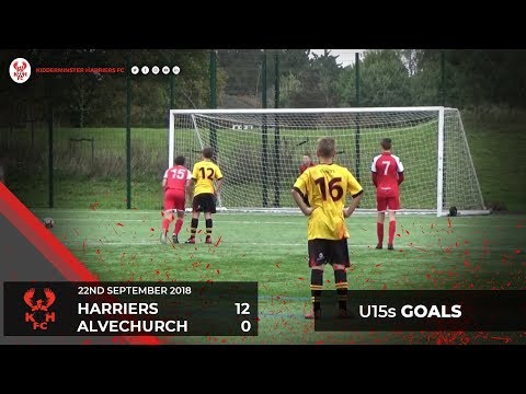 Youth Goals: Harriers U15s 12-0 Alvechurch 08/09/18