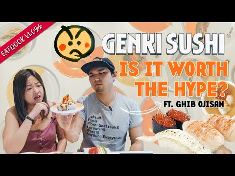 Genki Sushi vale a pena? ft. Ghib Ojisan | Eatbook Vlogs | EP 63