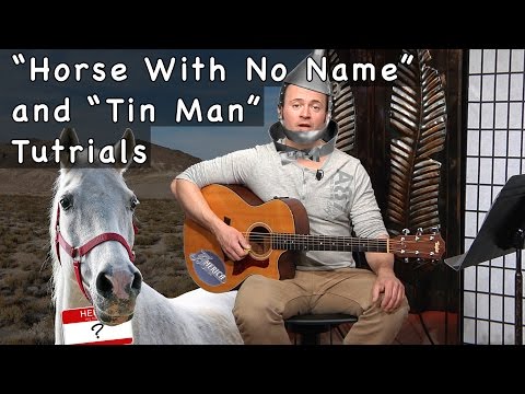 Guitar Lessons with Tony Valley - "Horse with No Name" & "Tin Man"