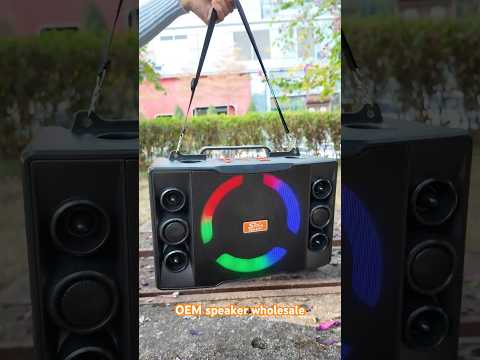 ZQS-816T 30W with solar panel Testing #solarpanel #speakerfactory