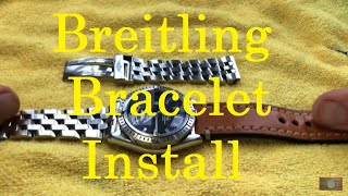 Breitling Strap/Bracelet Removal and Installation