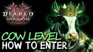 How to Access the Cow Level in 5 Minutes - No Questing Needed - Lord of Hatred -