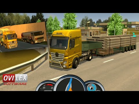 Euro Truck Driver 2018 Update - New Trailer, new A.I. & More (Mercedes-Benz Actros GamePlay)