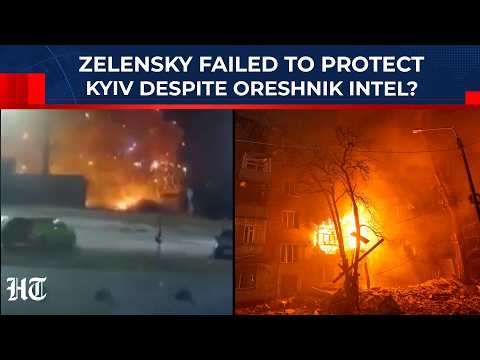 Russia's Nuke-Capable Oreshnik Burns Kyiv: Zelensky's Intel On Attack Useless Against Putin's Anger?