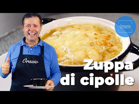 ZUPPA DI CIPOLLE - semplice, gustosa e ...gratinata