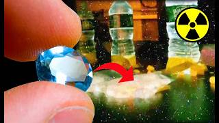 Can Our Particle Accelerator Turn Topaz Blue