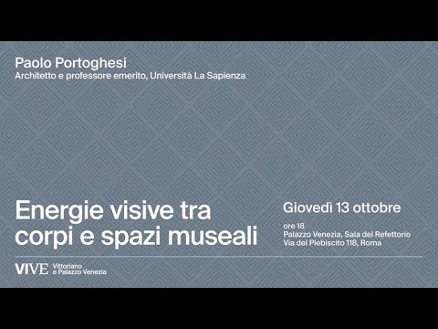 Energie visive, tra corpi e spazi museali.