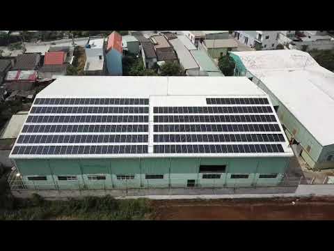 Thi công hệ thống điện năng lượng mặt trời 120kw cho nhựa nguyên phát