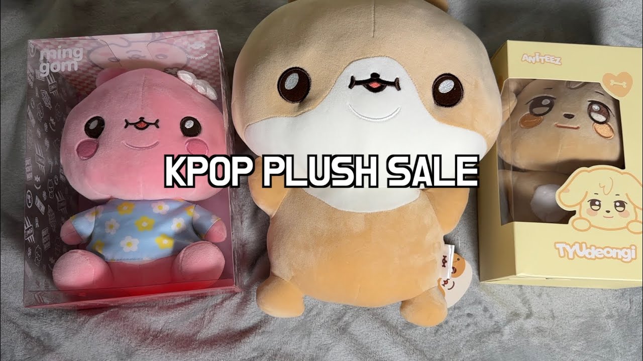 Selling a couple kpop official plushes (NORTH AMERICA ONLY)