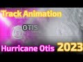 The Track of Hurricane Otis (2023)