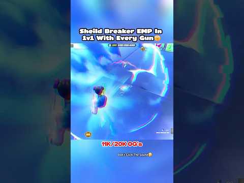 Secret Shield Breaker EMP In 1v1 With Every Gun 🤫 #fortnite #gaming #fortnitememes