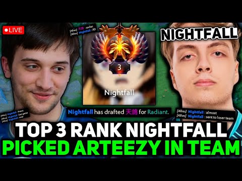 TOP 3 RANK NIGHTFALL picked ARTEEZY in TEAM! / ARTEEZY on BATRIDER MID