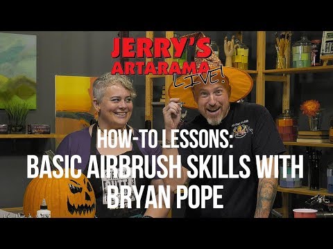 Jerry's Live - How-To Lessons: Basic Airbrush Skills with Bryan Pope (JL81)
