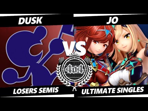 4o4 Smash Night 99 - Dusk (Mr. Game & Watch) vs EVC| jo (Mythra, Pyra) - Losers Semi-Final