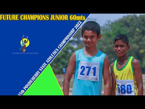 60 metres race Boys U12 Semi-3 || 35th Pondicherry State Athletics Championship 2022