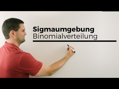 Sigmaumgebung, Binomialverteilung, Umgebungswahrscheinlichkeit, Erwartungswert