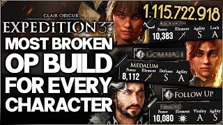 Clair Obscur Expedition 33 - New Best MOST OP HIGHEST DAMAGE Build Guide -  ALL 5 Character Builds!