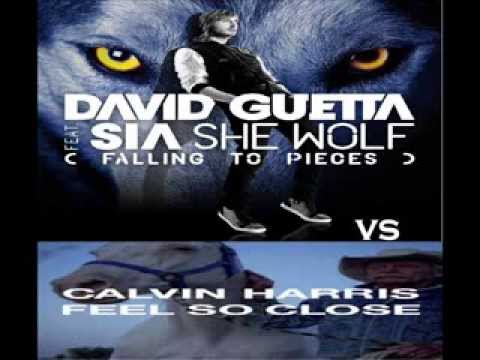 Calvin Harris vs David Guetta   Feel so close vs She wolf (DJ 103 MASHP REMIX)