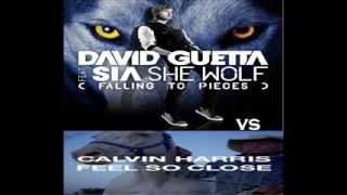 Calvin Harris vs David Guetta   Feel so close vs She wolf (DJ 103 MASHP REMIX)