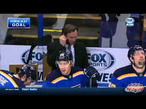 Alexander Steen PP goal - Sharks 0 vs. Blues 1 - Jan 8th 2015 (HQ)