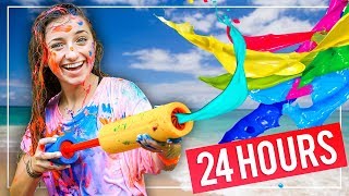 GiANT PAiNT SLiDE! | We Tried 10 FUN Summer Activities in 24 HOURS!