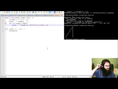 Lets Code Python Star Patterns