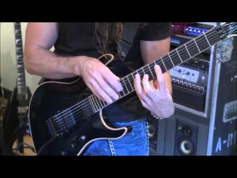 Chris Broderick of Megadeth insane 2-handed tapping. July, 2013