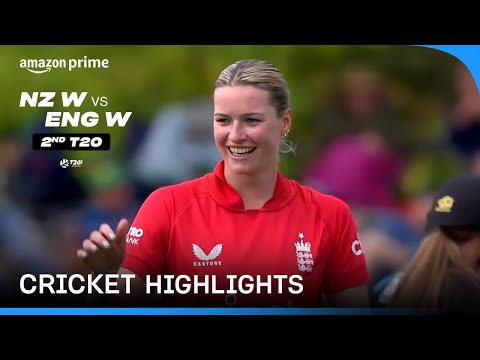 NZ W vs ENG W: 2ND T20I - Cricket Highlights | Prime Video India