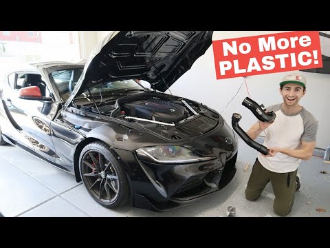 Manual A90 Toyota Supra KIES Motorsports Charge Pipe! *First Mod Installation*