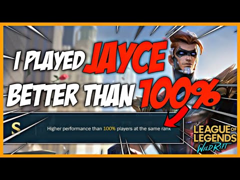 JAYCE but I Performed Better Than 100% Players At The Same Rank (Build&Runes) - WildRift