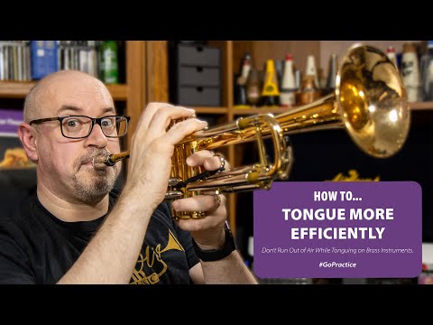 Trumpet Tip: How to Tongue More Efficiently! #GoPractice