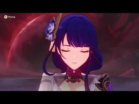 Genshin Impact | Signora Killed by Raiden Shogun, who then Attempts to Kill Traveler Cutscene