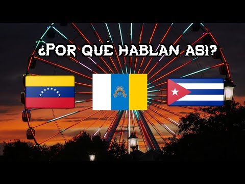 Why do Cubans and Venezuelans speak so similarly to Canarians?