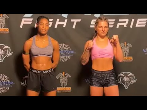 Zoe Nowicki vs. Nekiaya Jackson - Weigh-in Face-Off - (Aries Fight Series 15) - /r/WMMA