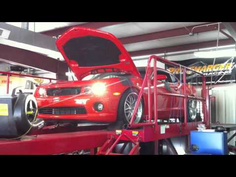 2011 Camaro SS/RS. Edelbrock E-Force Super Charged dyno runs.