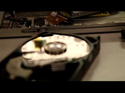 Spinning harddisk with 3 platters, 1080p HD