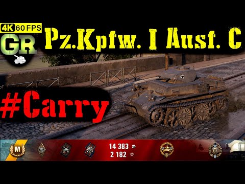 World of Tanks Pz.Kpfw. I Ausf. C Replay - 10 Kills 1K DMG(Patch 1.4.1)