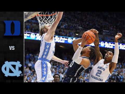Duke vs North Carolina Men's Basketball Highlights (2021-22)