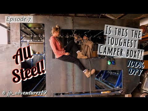 Is this the TOUGHEST CAMPER BOX out there?! - Mercedes-Benz UNIMOG (Eps. 7) - Heavy Duty Steel Box