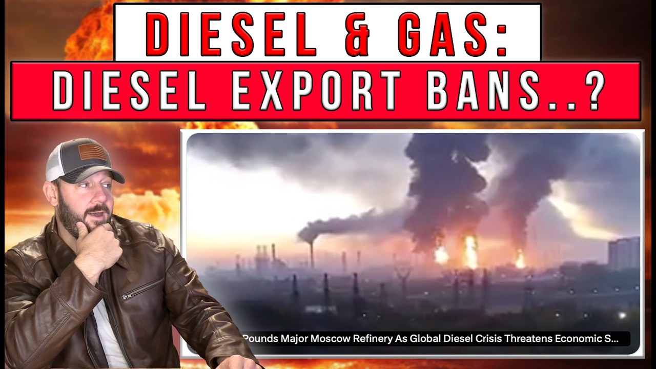 BREAKING DIESEL & GAS UPDATE | Export Bans "Being Considered"    The Problem IS NOT OIL Thumbnail