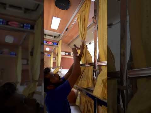 Thorough Bus Cleaning & Hygiene Maintenance after every Trip! #acsleeperbus #nagpurbus #cleanbus
