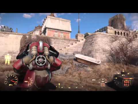 Walking with liberty prime [fallout 4 gameplay]