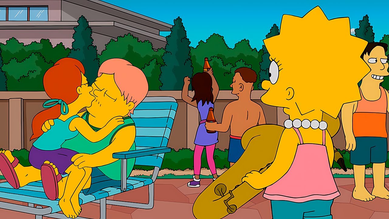 LISA FOI A UMA FESTA DE ADOLESCENTES COM A SHAUNA | OS SIMPSONS