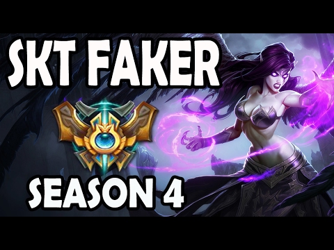 SKT T1 Faker Morgana vs Lux MidLane Korea SoloQ [Challenger]