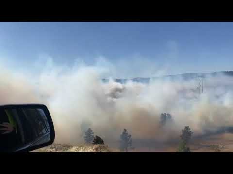 Schroeder Fire near Rapid City - South Dakota
